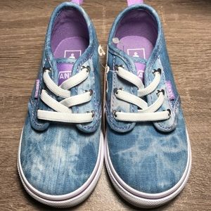 Vans blue tie dye girls shoes in sz7